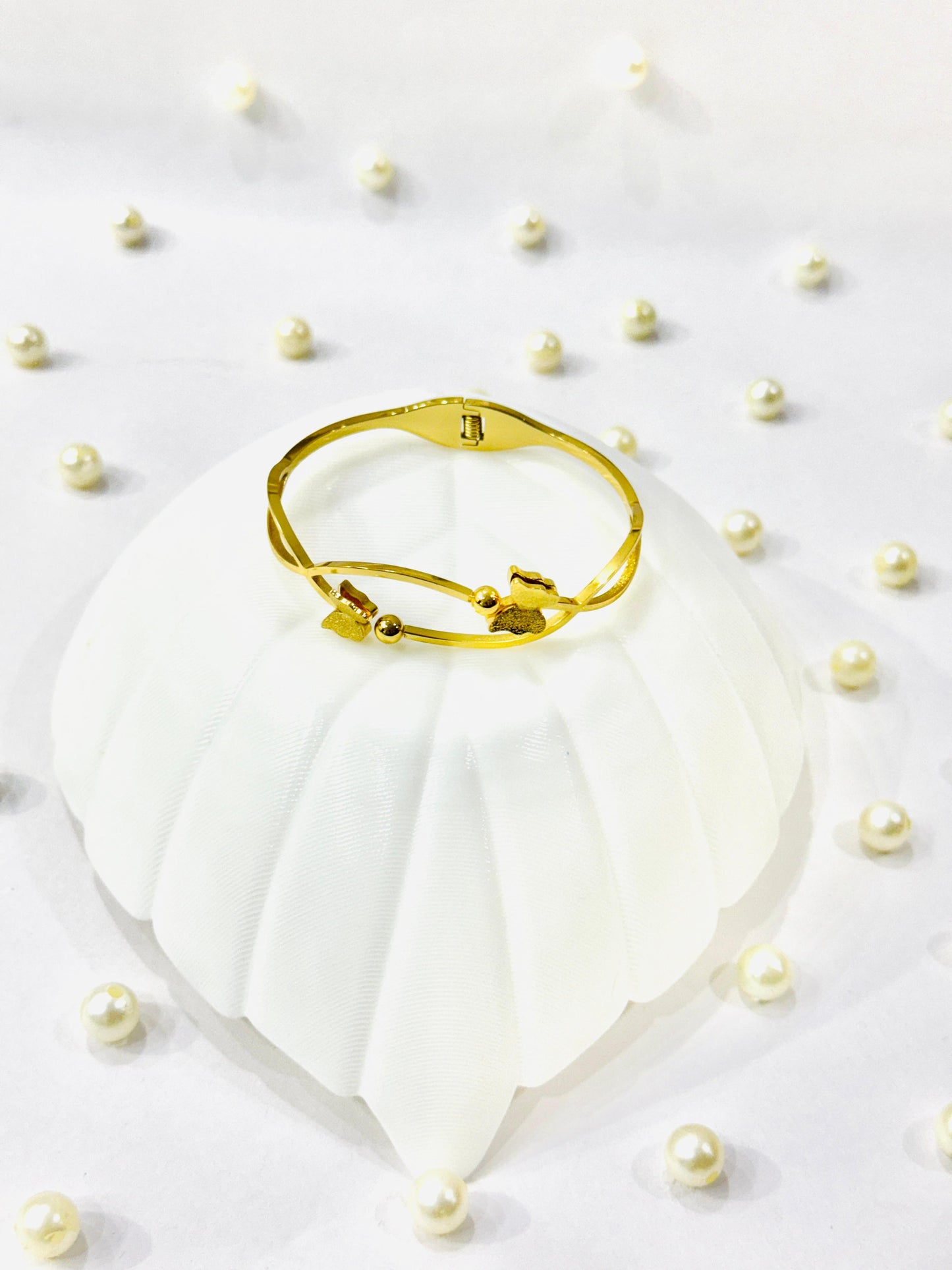 Butterfly Double Waved Bracelet