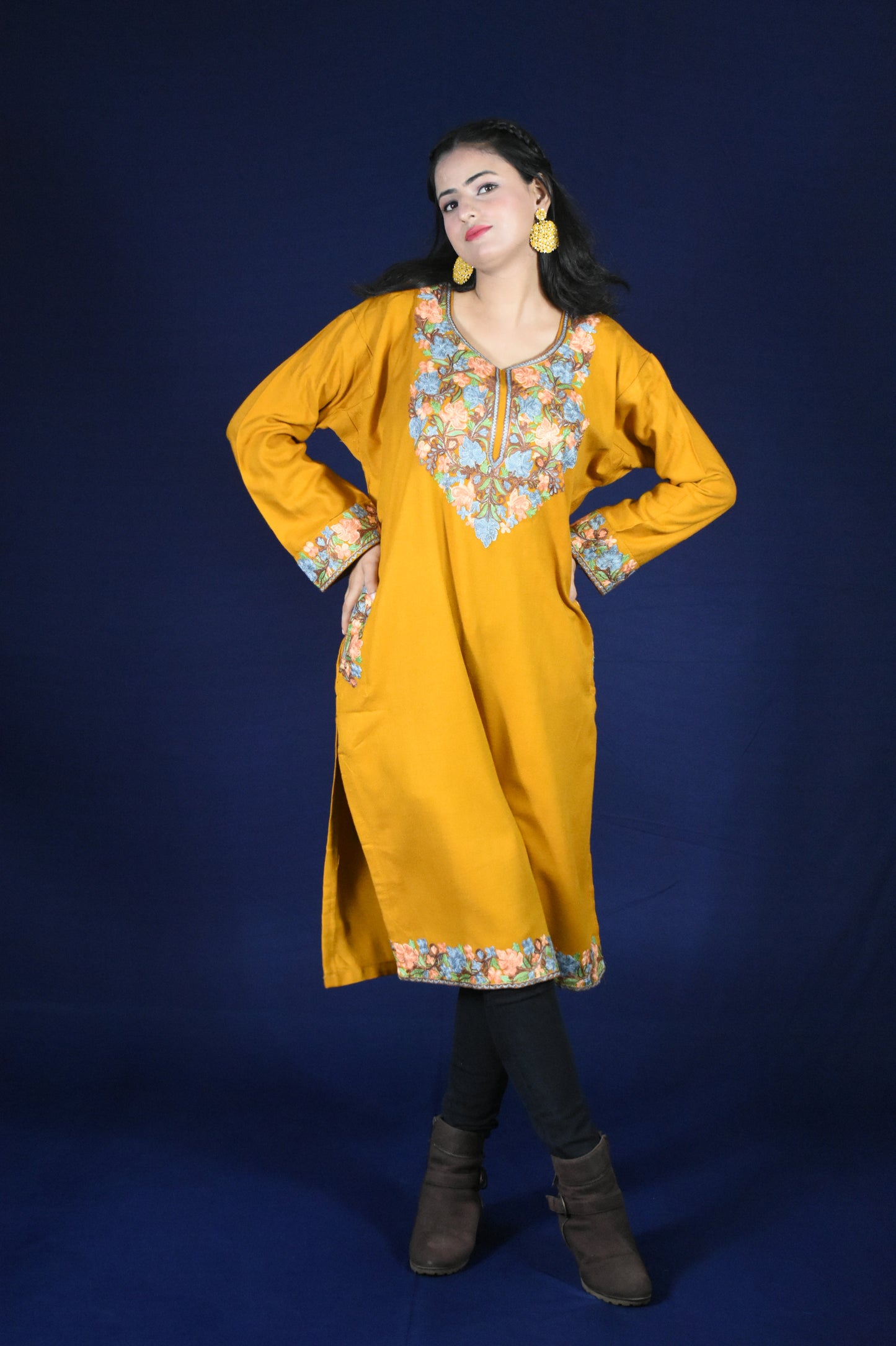 MUSTARD KASHMIRI PHERAN