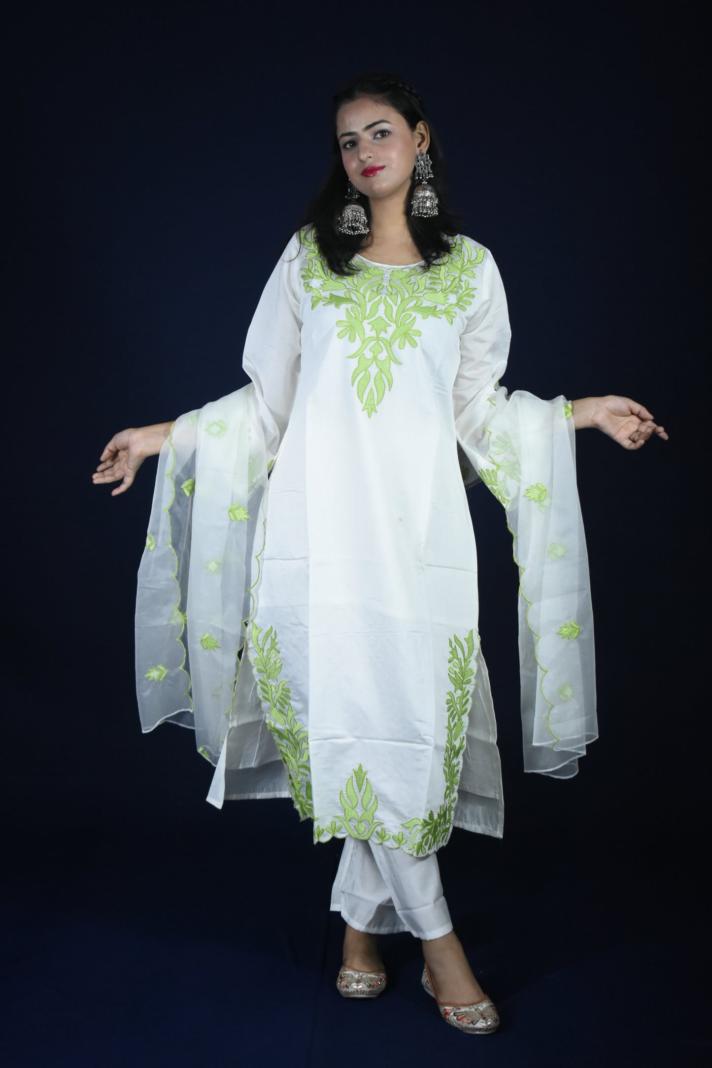 PEARL WHITE KURTA SET