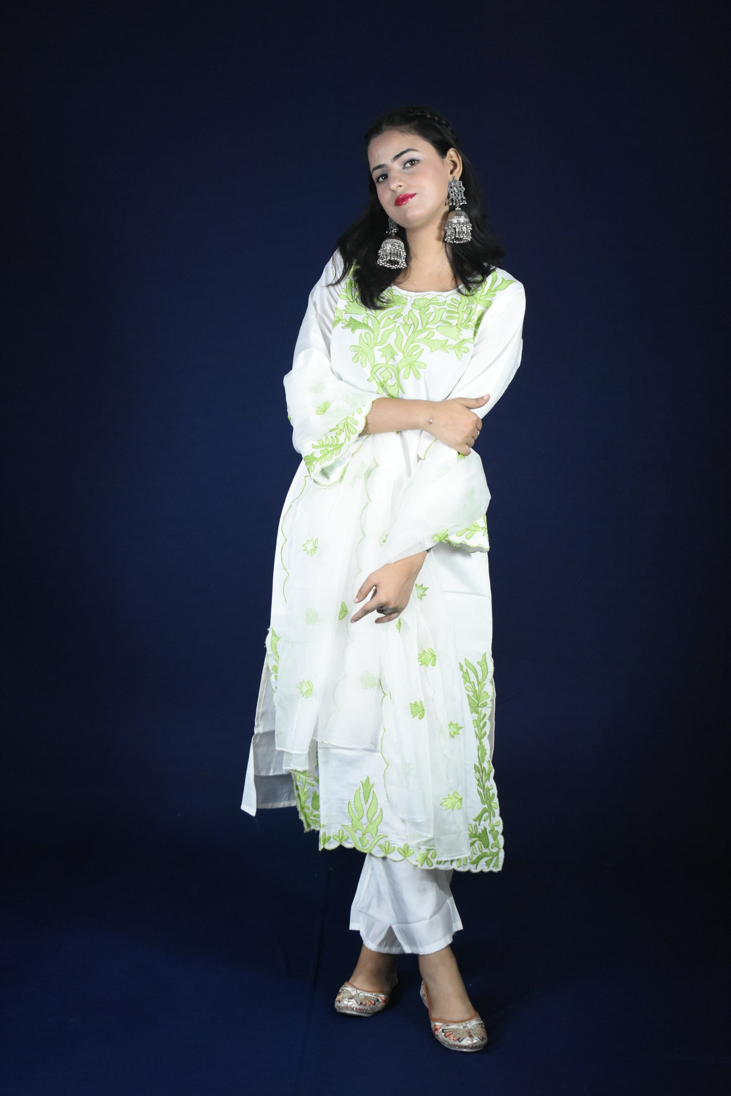 PEARL WHITE KURTA SET