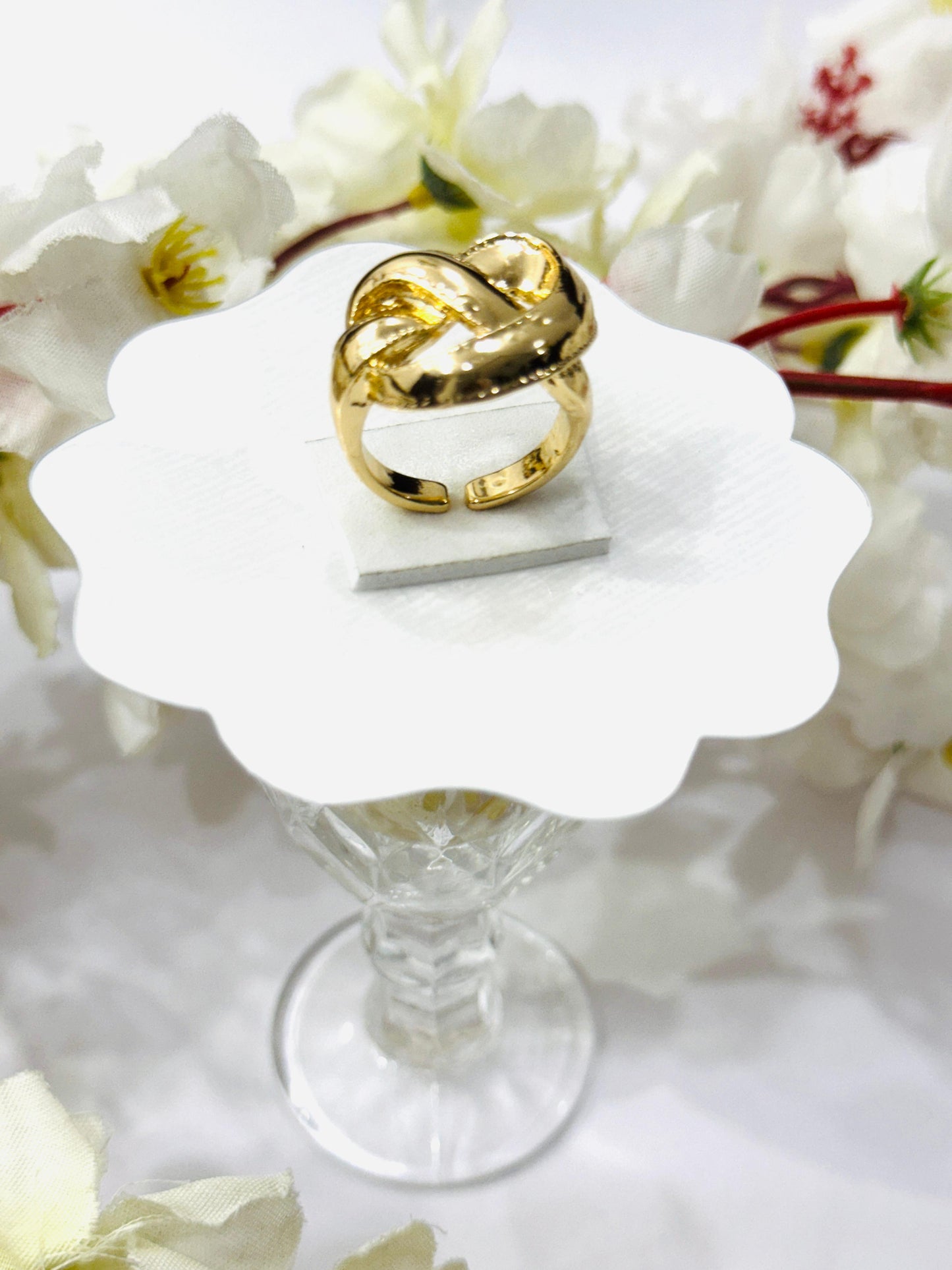 Tangled Heart Adjustable Ring