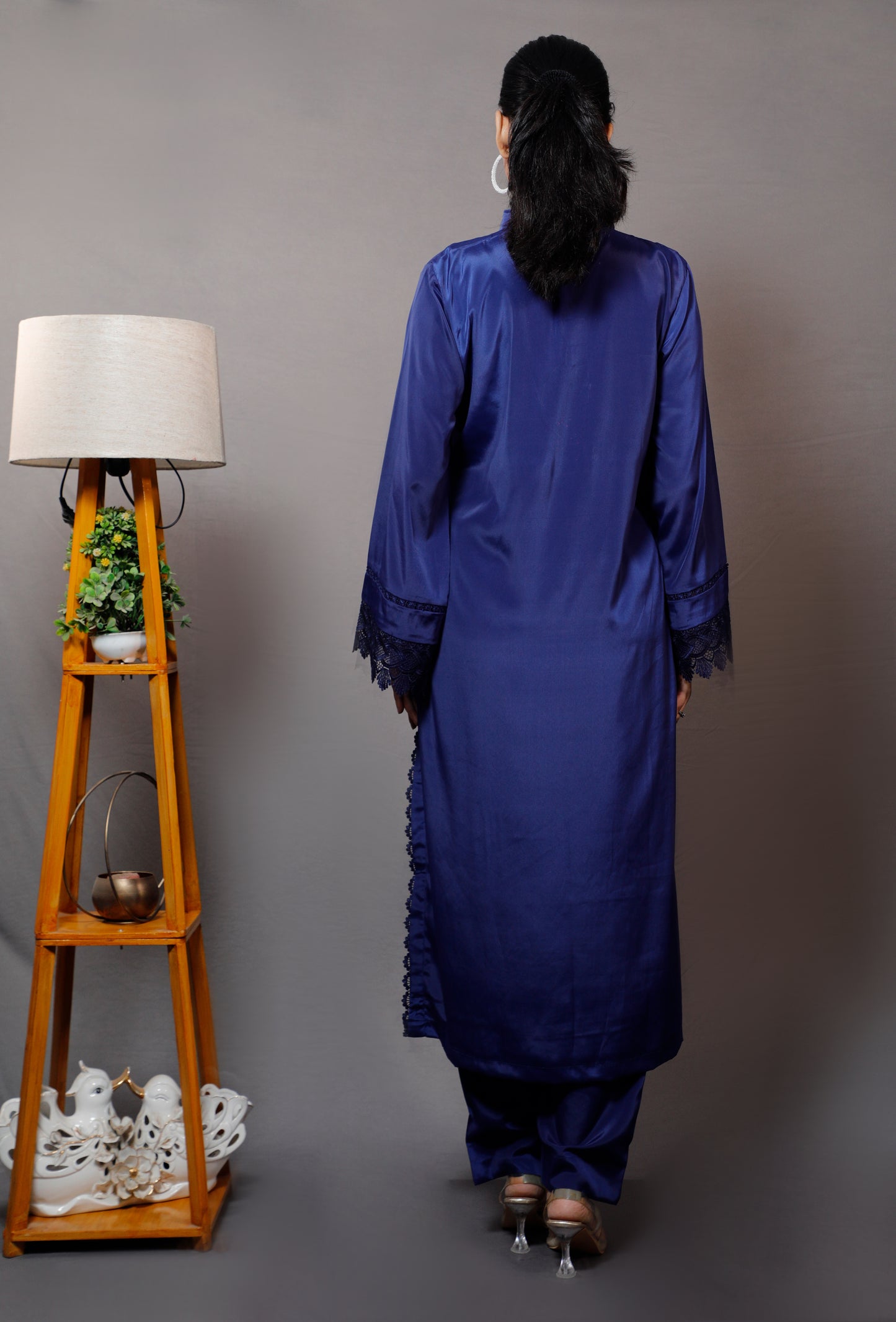 Navy Blue Kurta Set
