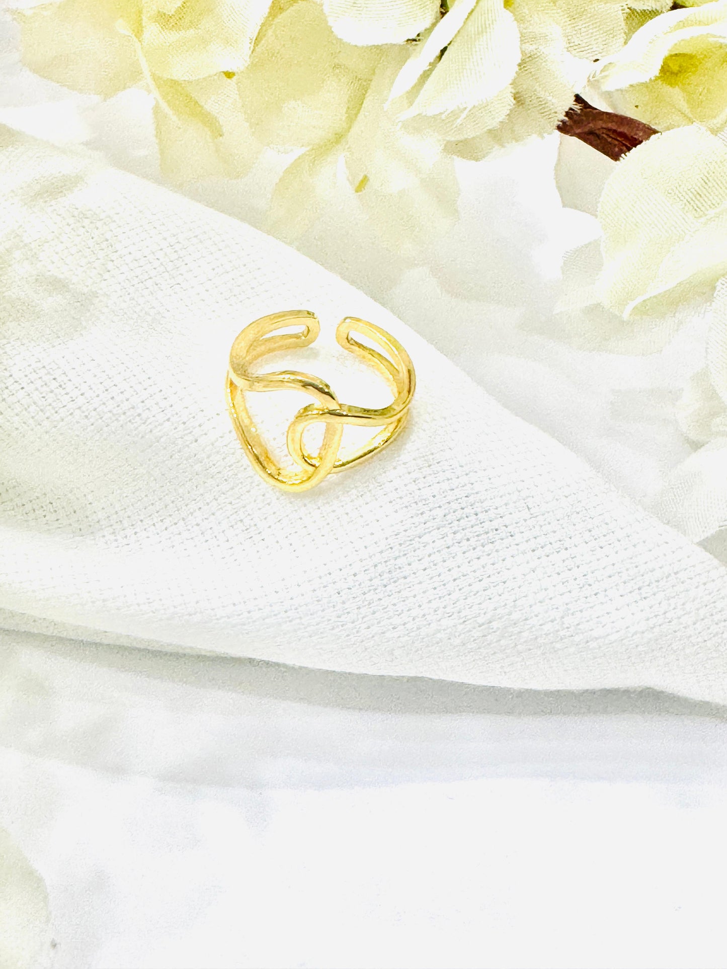 Golden Infinity Ring