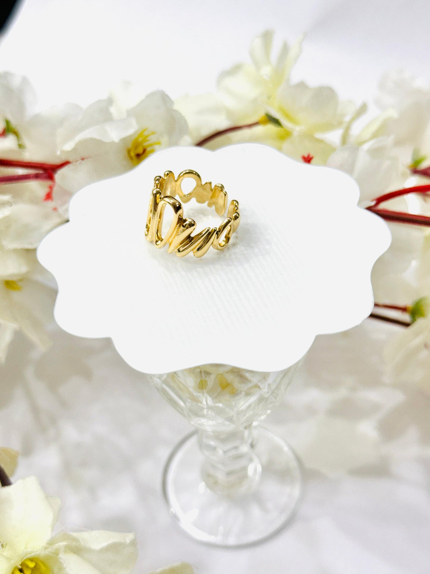 Eternal Leaf Adjustable Ring