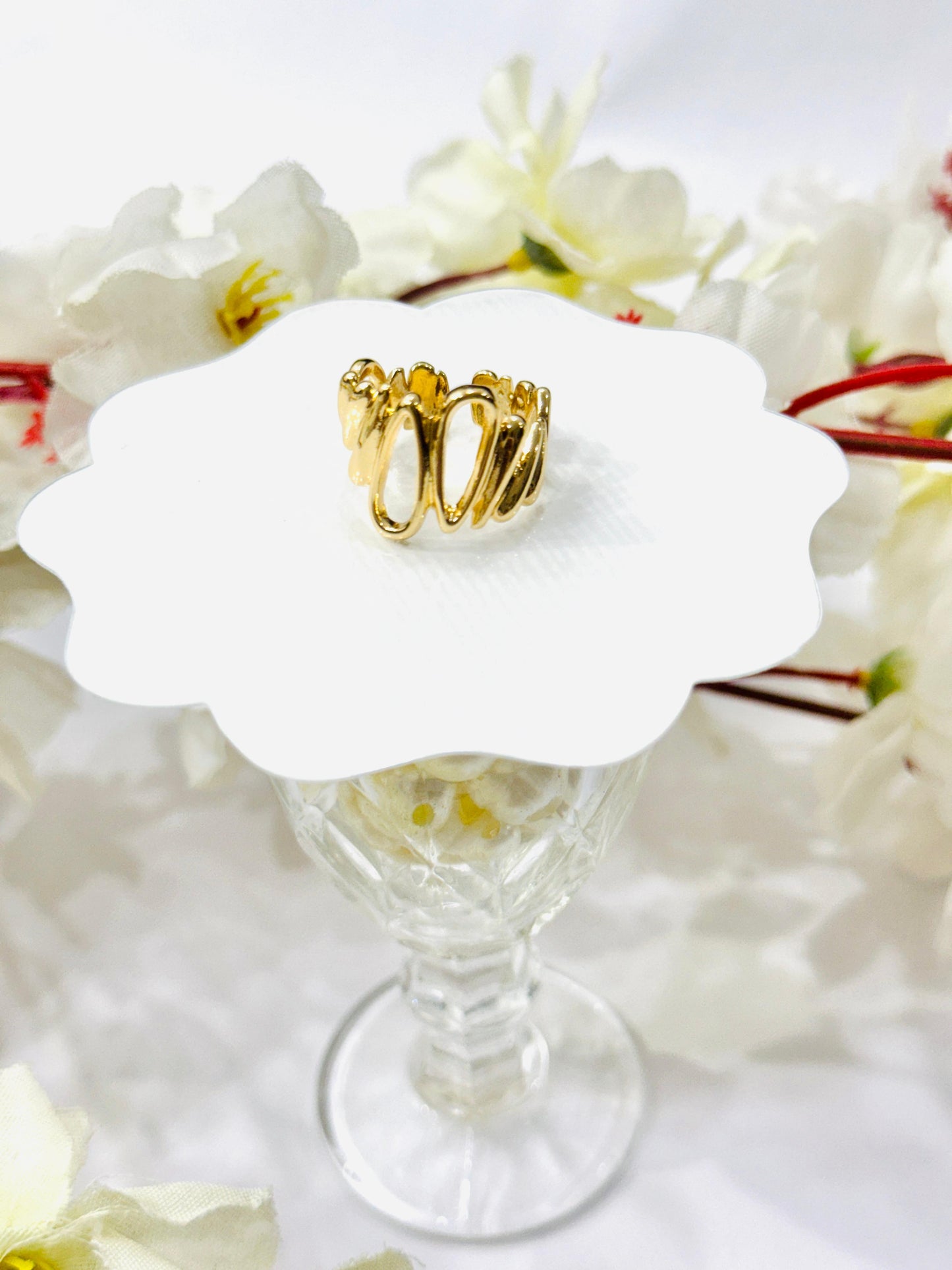 Eternal Leaf Adjustable Ring