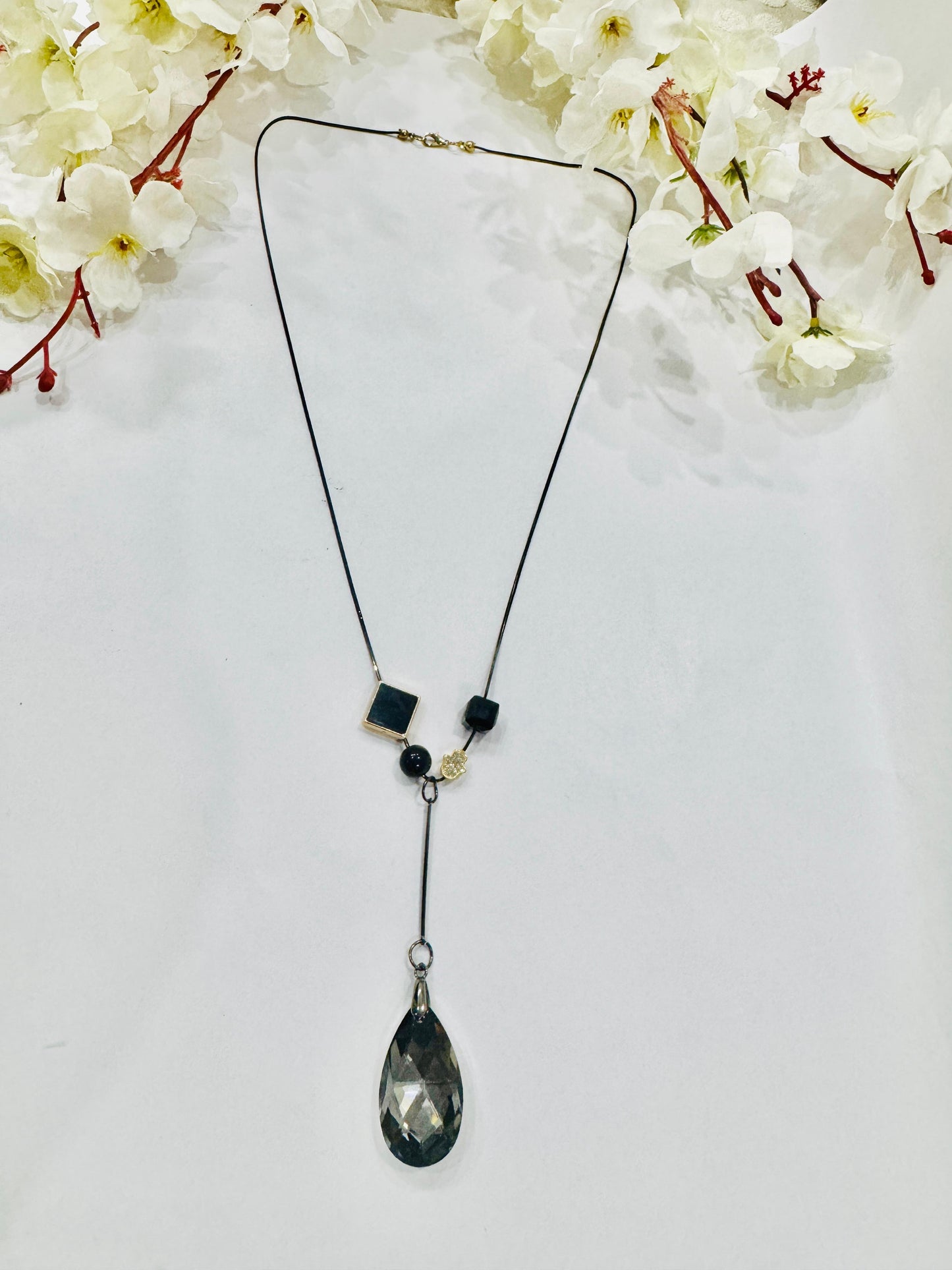 Black Beauty Long Necklace