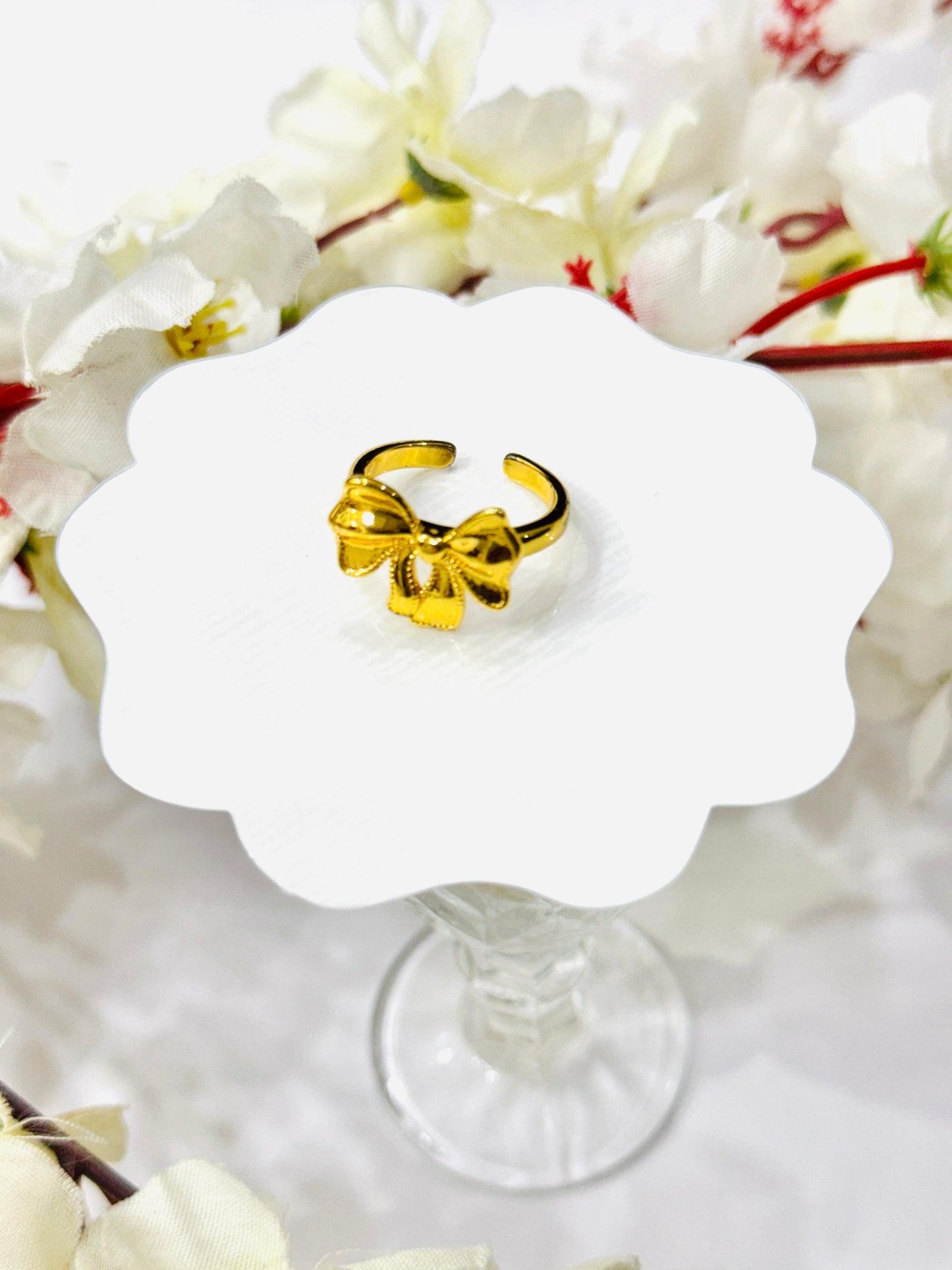 Barbie Bow Adjustable Ring