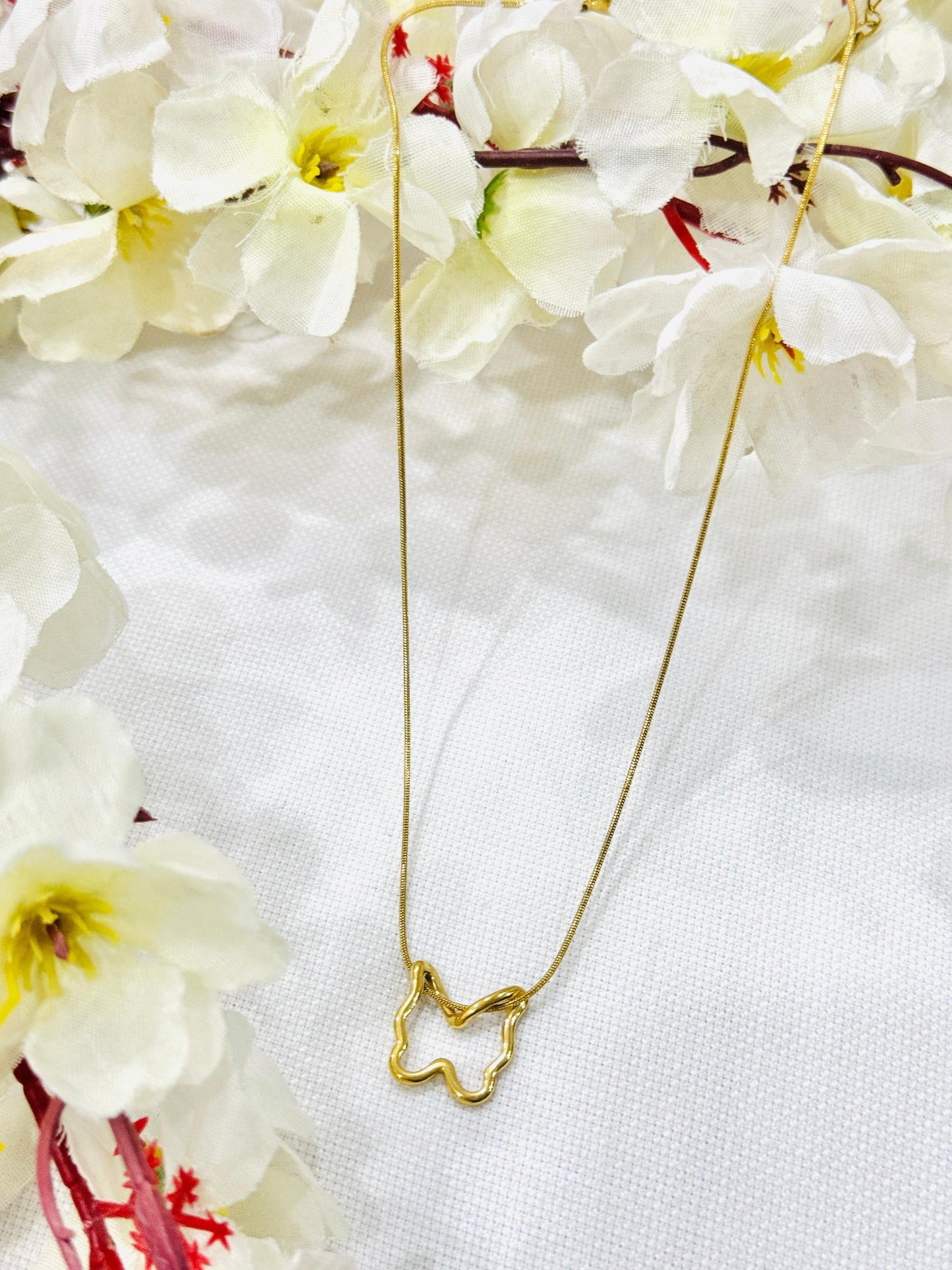 Elegant Butterfly Pendant Necklace