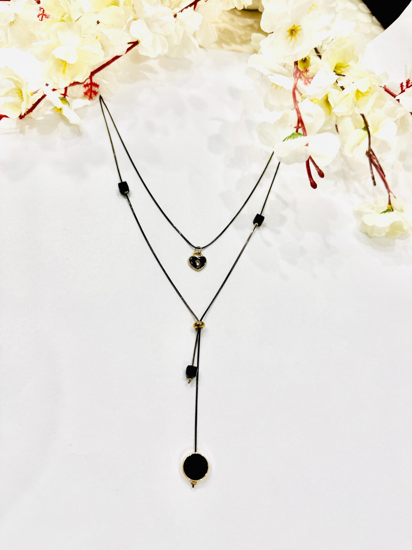 Double Layer Charm Necklace
