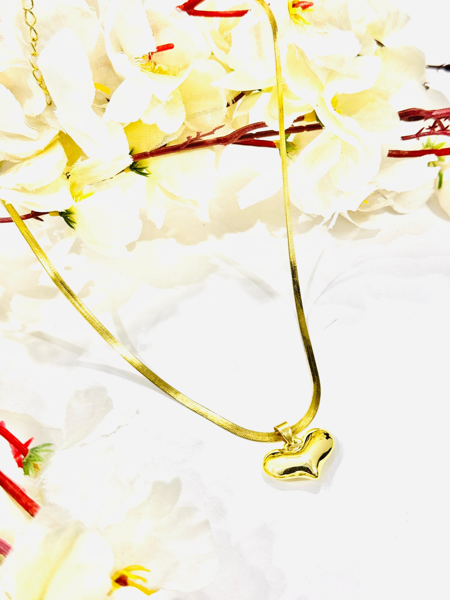 Korean Heart Pendant Necklace