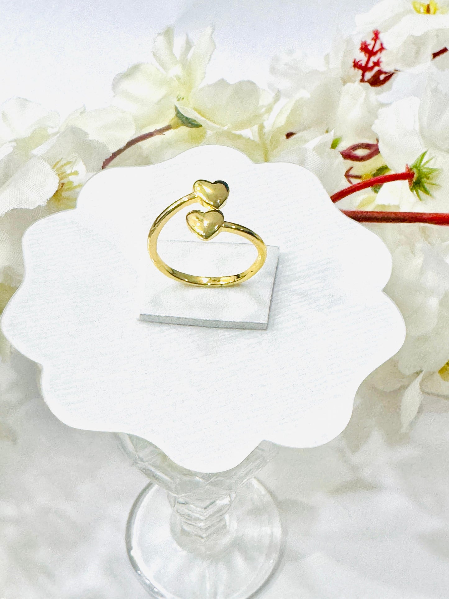 Dual Hearts Ring