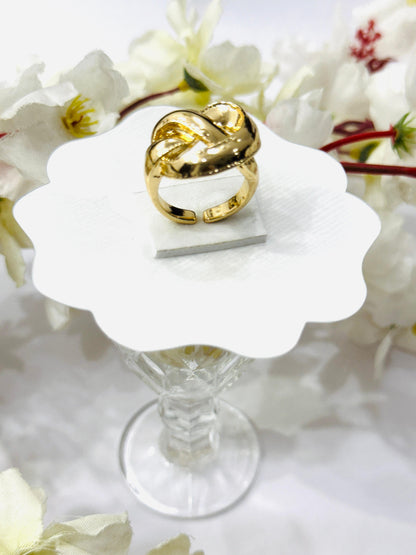 Tangled Heart Adjustable Ring