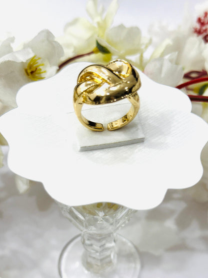 Tangled Heart Adjustable Ring