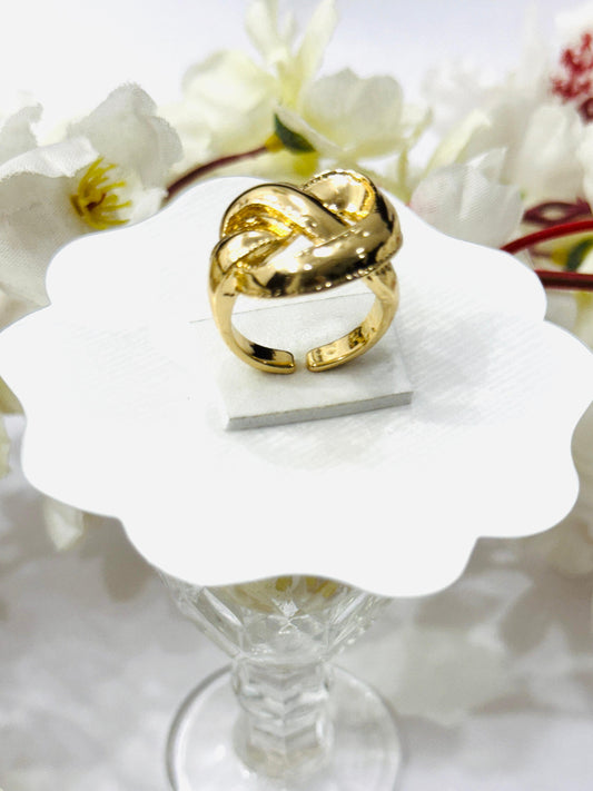 Tangled Heart Adjustable Ring