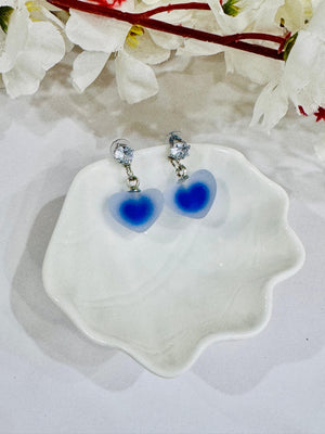 Blue Raisin Frosted Charms Earring