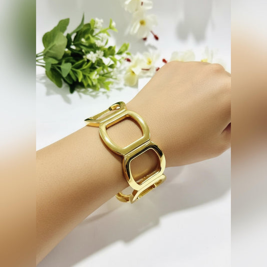 Anti Tarnish Luxe Arch Cuff(Free Size)