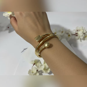 Dot & Square Statement Cuff