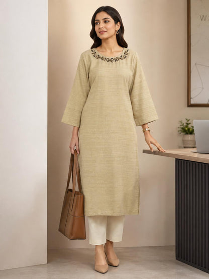 Elegant Khadi Silk Kurta