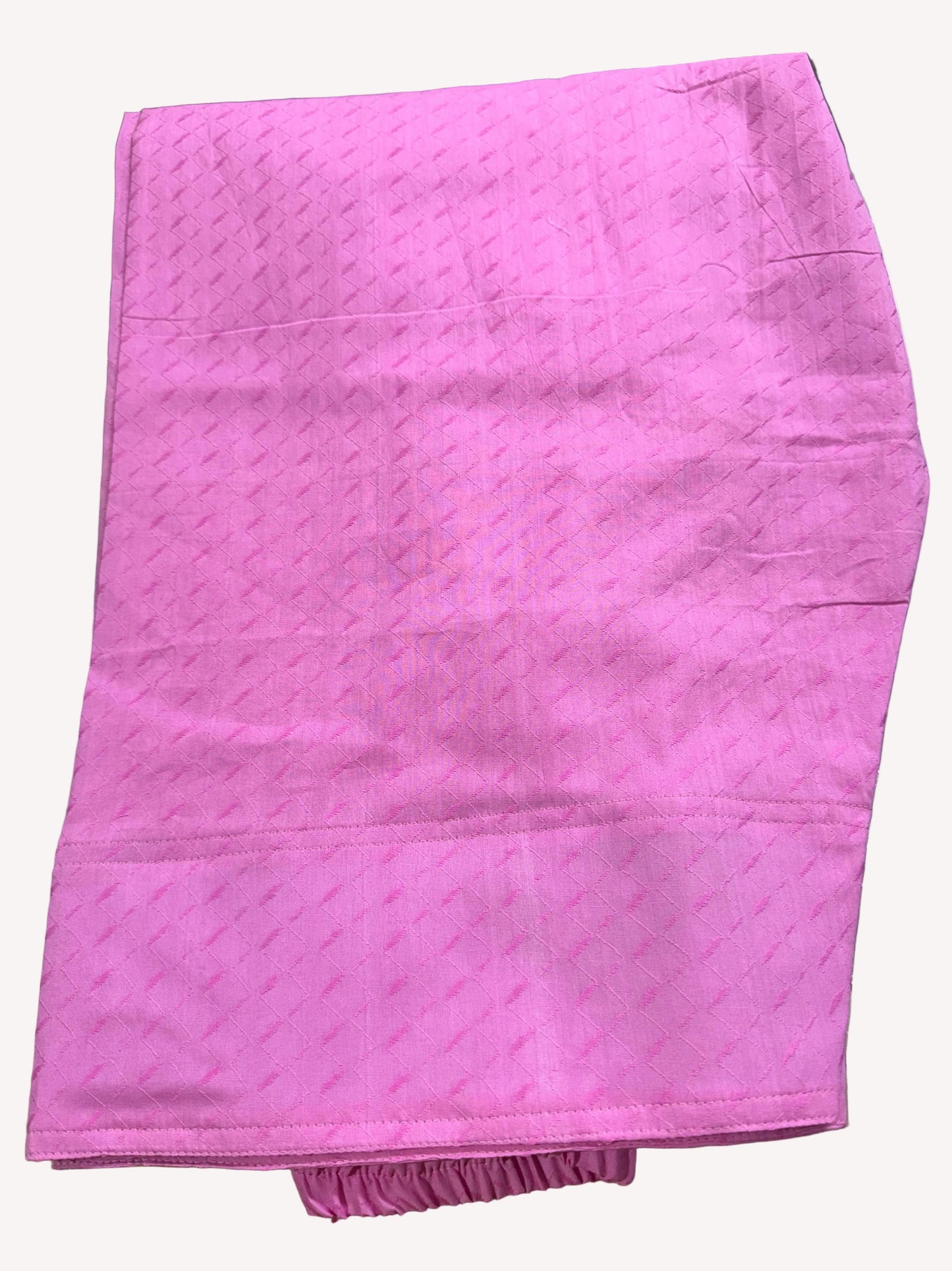 Pink Printed Cotton Kurta With Farshi Salwar