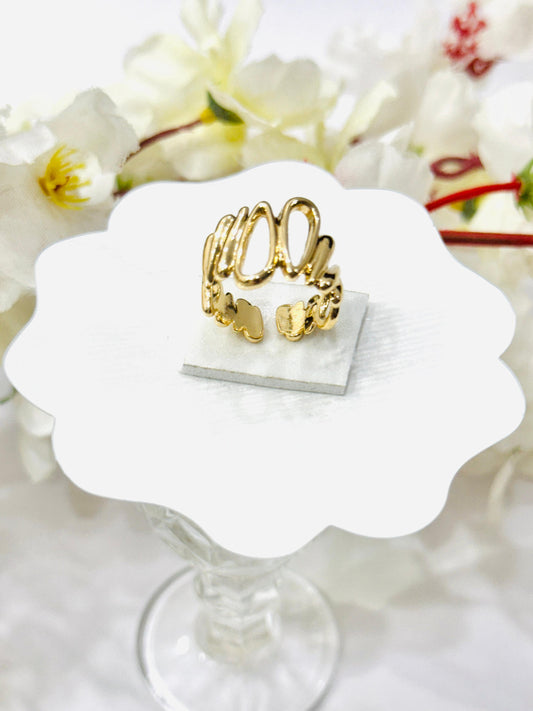 Eternal Leaf Adjustable Ring