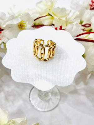 Lustre Loop Adjustable Ring