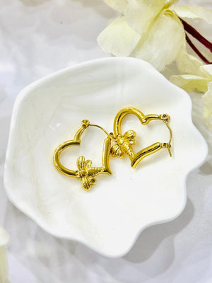 Bee 'N' Heart Hoops