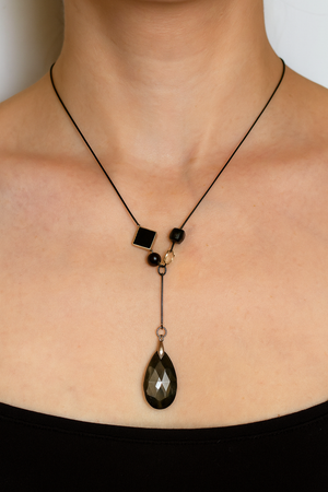 Black Beauty Long Necklace