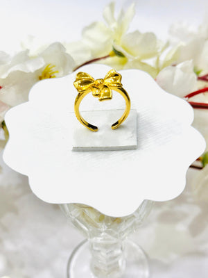 Barbie Bow Adjustable Ring