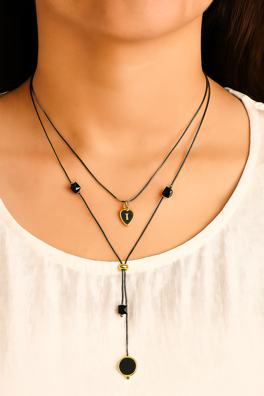 Double Layer Charm Necklace