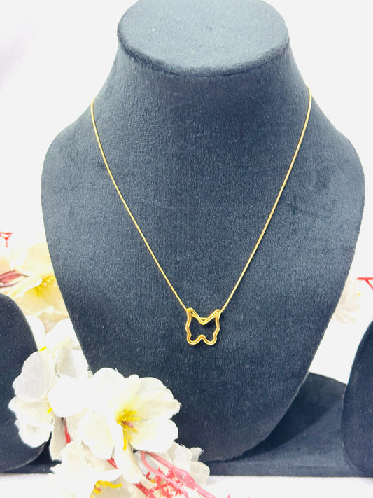 Elegant Butterfly Pendant Necklace