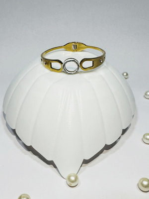 Stainless Steel Gold Plated Moonlit Bracelet