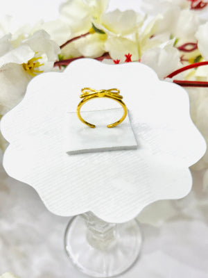 Princess Bow Adjustable Ring