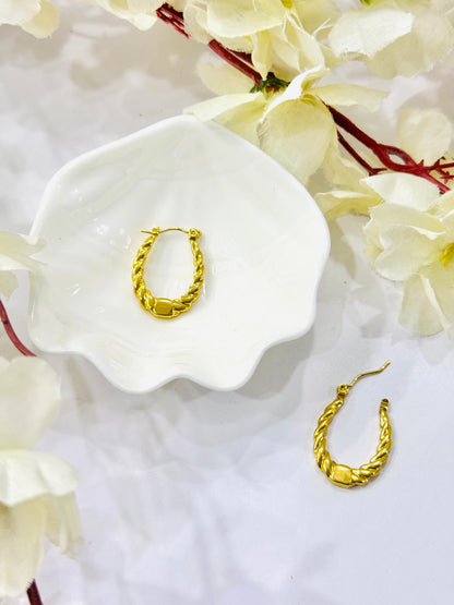 Golden Rope Hoops